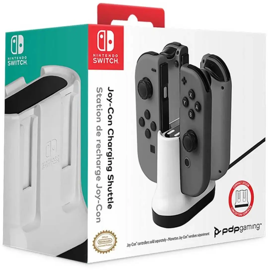 PDP Oplaadstation 500-188-EU - 4 Joy-Con - Wit