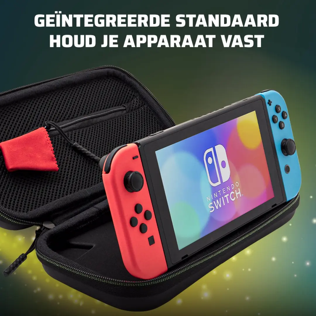 PDP Switch Travel Case Plus 500-224-1UP - Glow in the Dark - Nintendo Switch