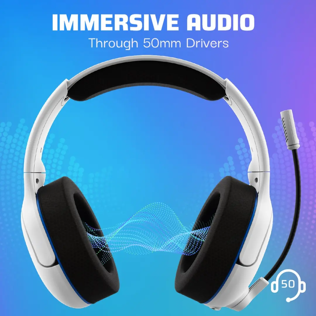 PDP Airlite Pro 052-017-WH Draadloze Gaming Headset - Wit