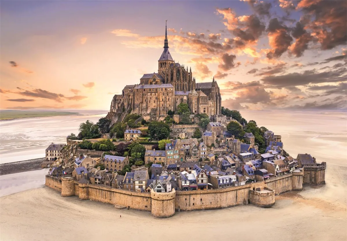 Clementoni Mont Saint-Michel Rising Puzzel 1500 Stuks - Multikleur