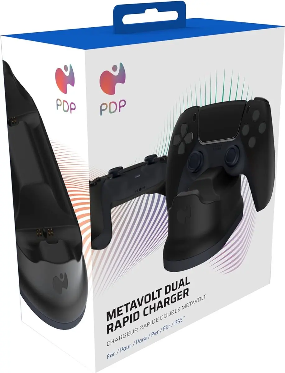 PDP Metavolt Oplaadstation PS5 DualSense - 052-016-BK - Zwart - afbeelding 6 van 6
