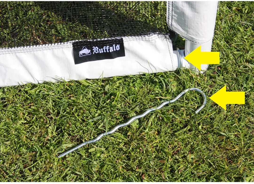 Buffalo Voetbaldoel World Cup 225x175x80cm - Wit