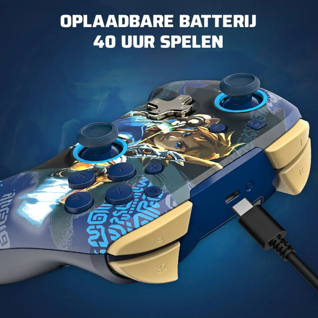 PDP Rematch Glow Draadloze Controller Link Hero - 21 Knoppen