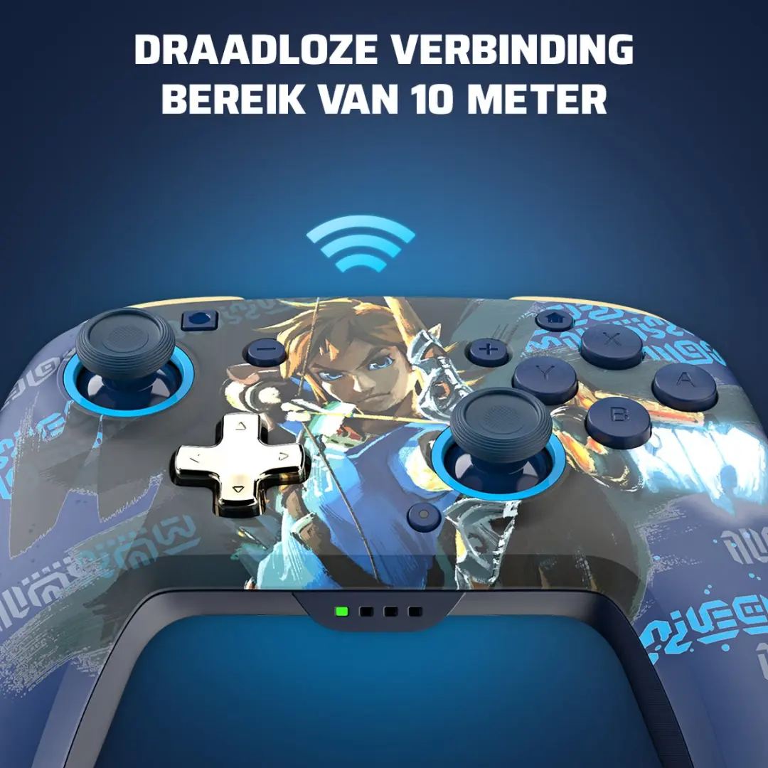 PDP Rematch Glow Draadloze Controller Link Hero - 21 Knoppen