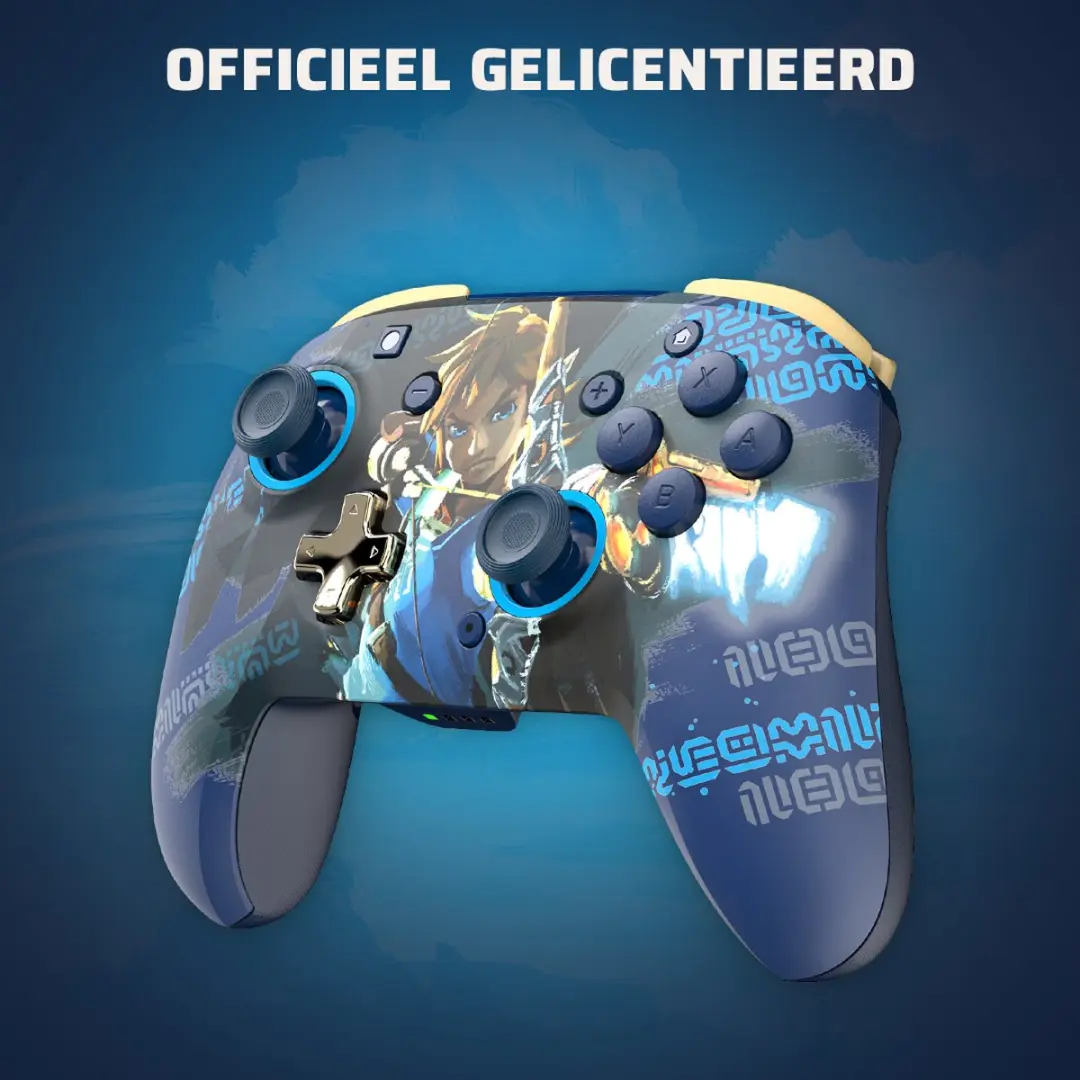 PDP Rematch Glow Draadloze Controller Link Hero - 21 Knoppen
