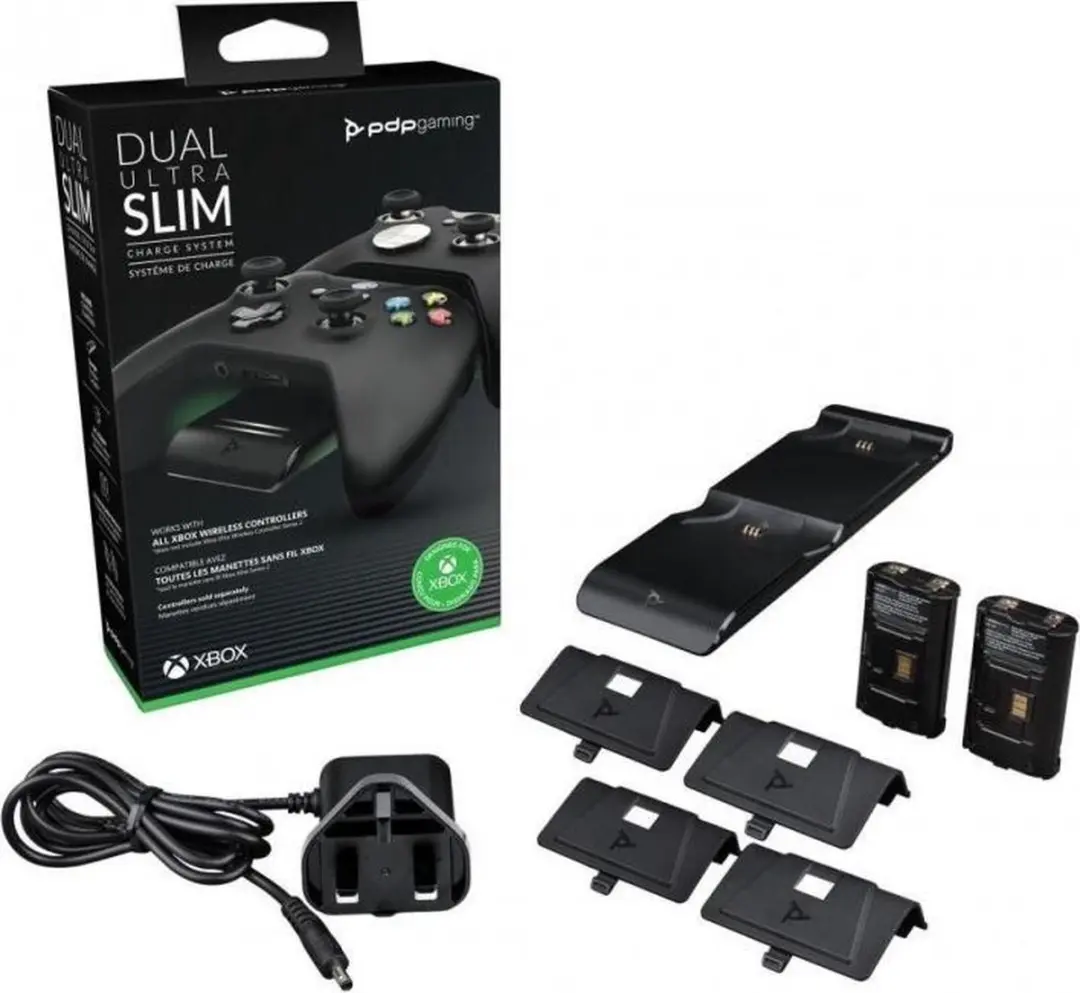 PDP Dual Ultra Slim Oplaadstation 049-009-EU - Xbox Series X/One - Zwart