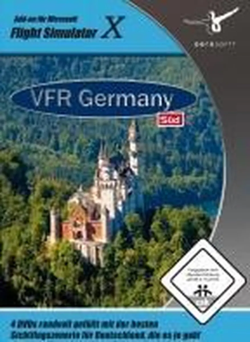 Microsoft Flight Simulator X VFR Zuid-Duitsland