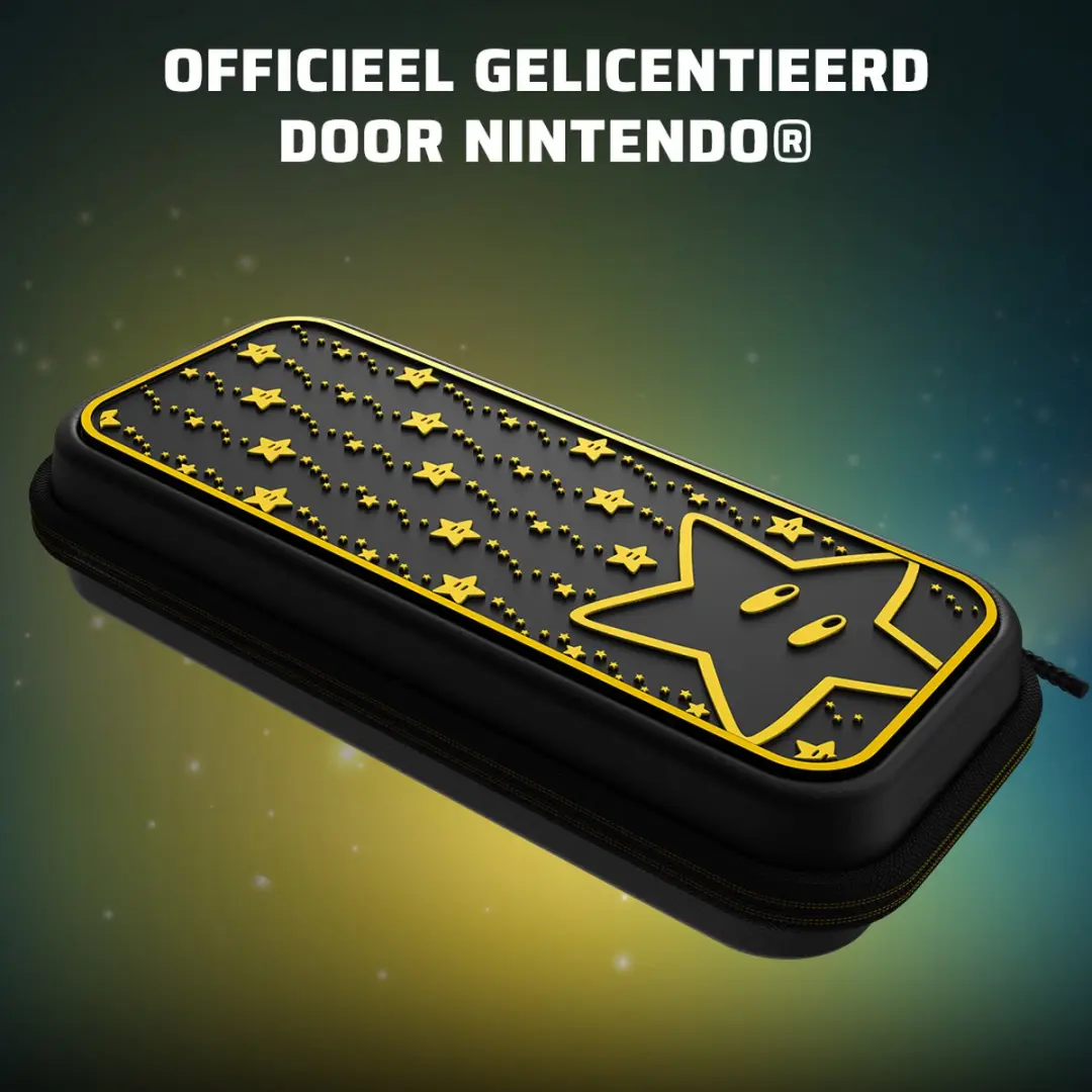 PDP Gaming Switch Travel Case Plus 500-224-STGD - Zwart/Geel