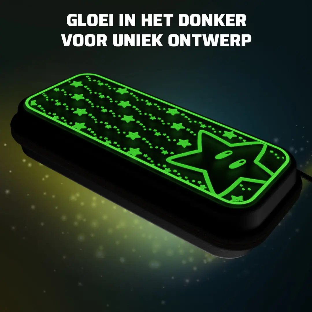 PDP Gaming Switch Travel Case Plus 500-224-STGD - Zwart/Geel