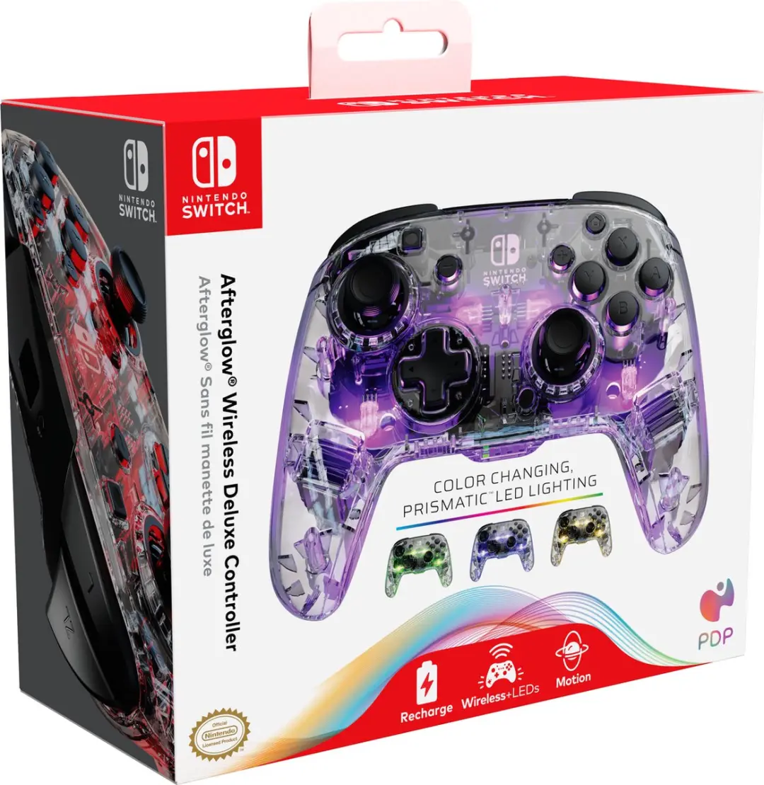 PDP AfterGlow Switch Draadloze Controller - Multicolor - 500-137-EU - afbeelding 6 van 6