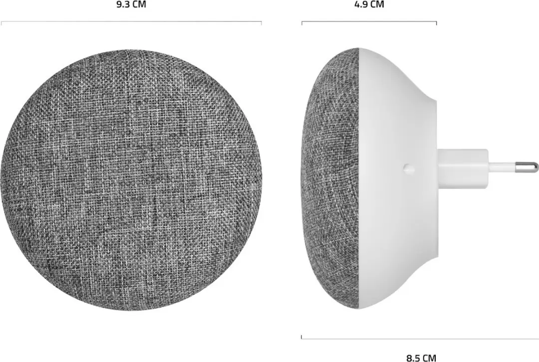 Hombli Doorbell Chime 2 Draadloze Deurbelgong - 21 Melodieën - Grijs