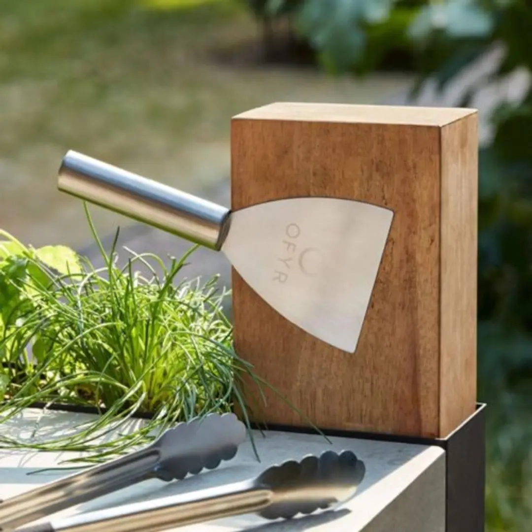 Ofyr 100 Island Corten PRO Keramiek Blad - 100cm - Donker Grijs
