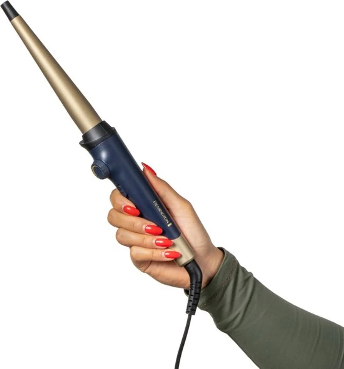 Remington Sapphire Luxe CI5805 Conische Krultang 13-25mm - Blauw/Champagne