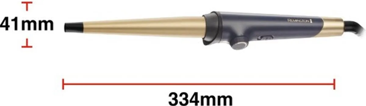 Remington Sapphire Luxe CI5805 Conische Krultang 13-25mm - Blauw/Champagne