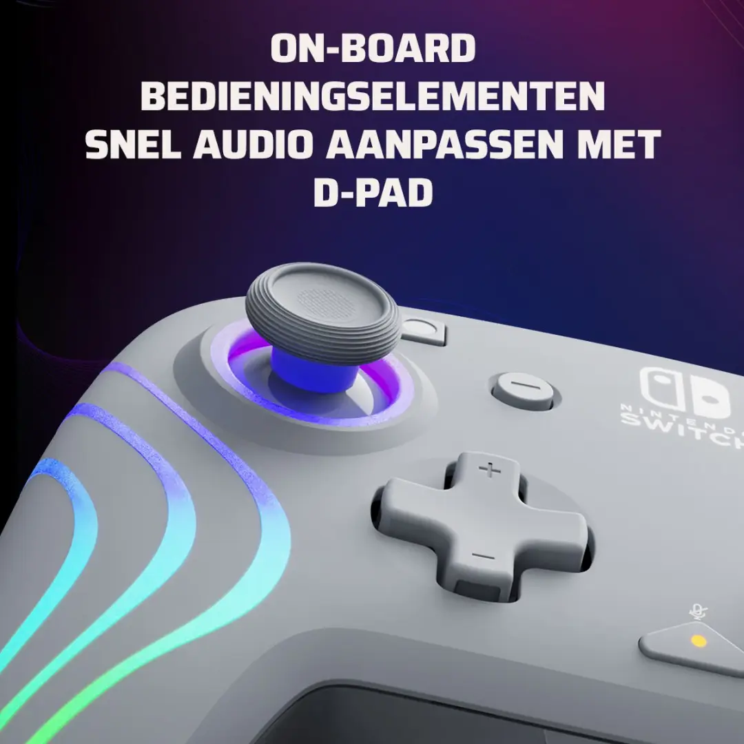 PDP Afterglow WAVE Gaming Controller 500-237-GE - Grijs