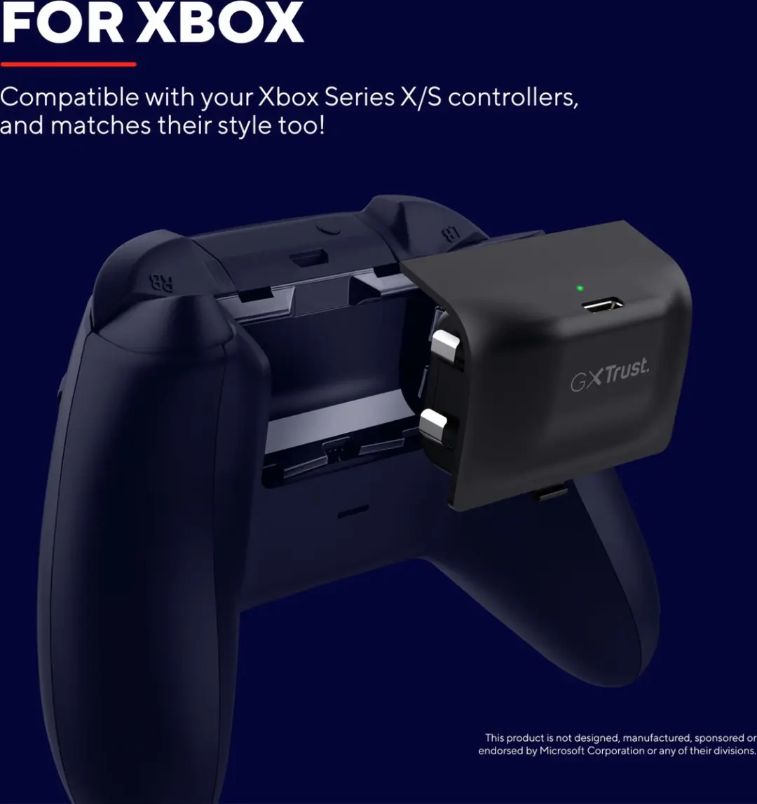 Trust GXT 246 Avado Oplaadstation Xbox Series X|S - Zwart