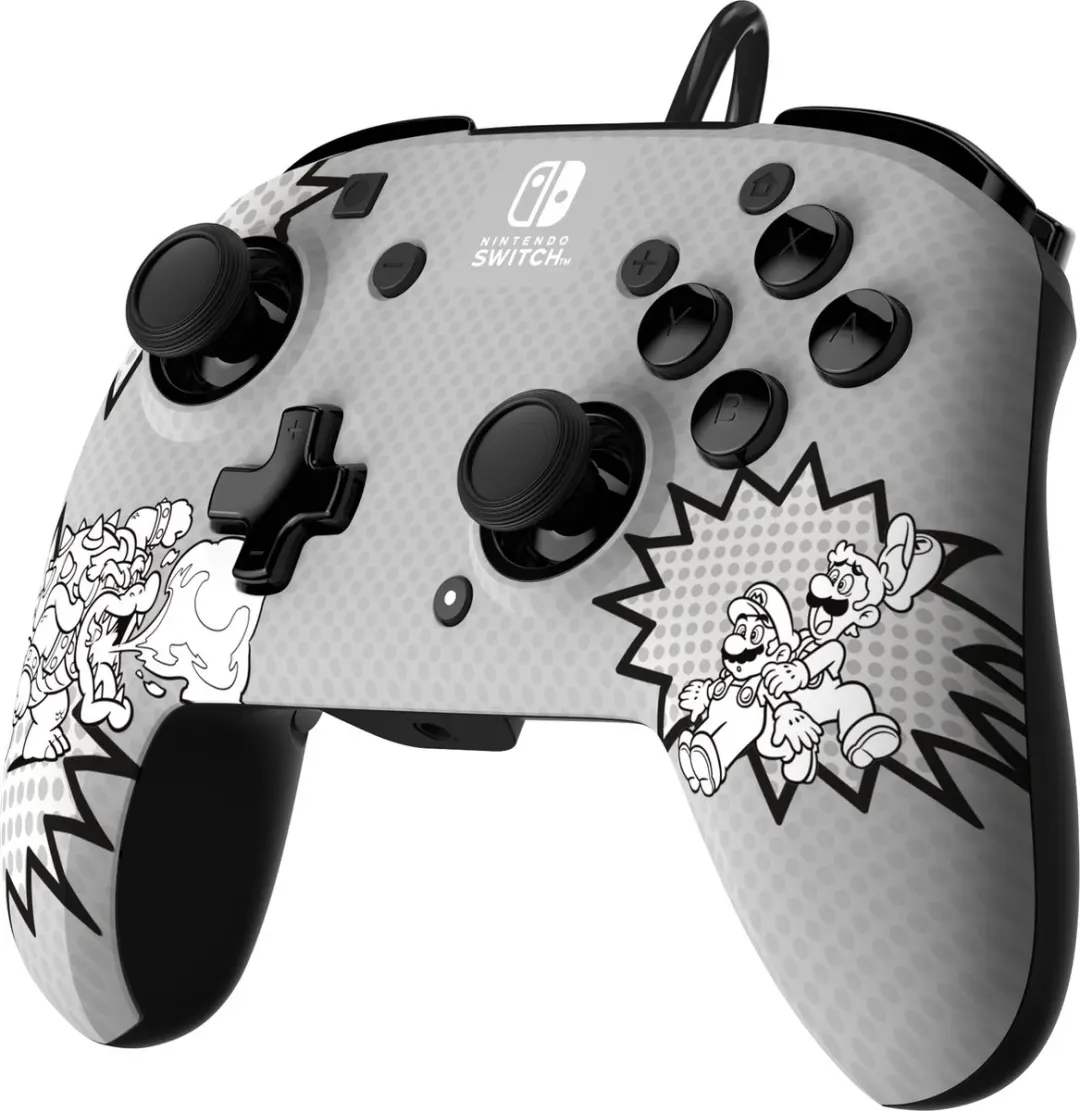 PDP Rematch Glow Gaming Controller 500-134-COMIC - Grijs - afbeelding 6 van 6