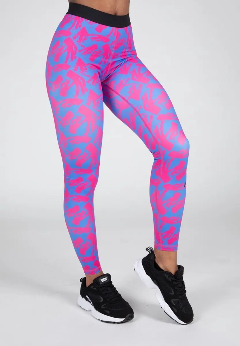 Gorilla Wear Colby Leggings Blauw/Roze S