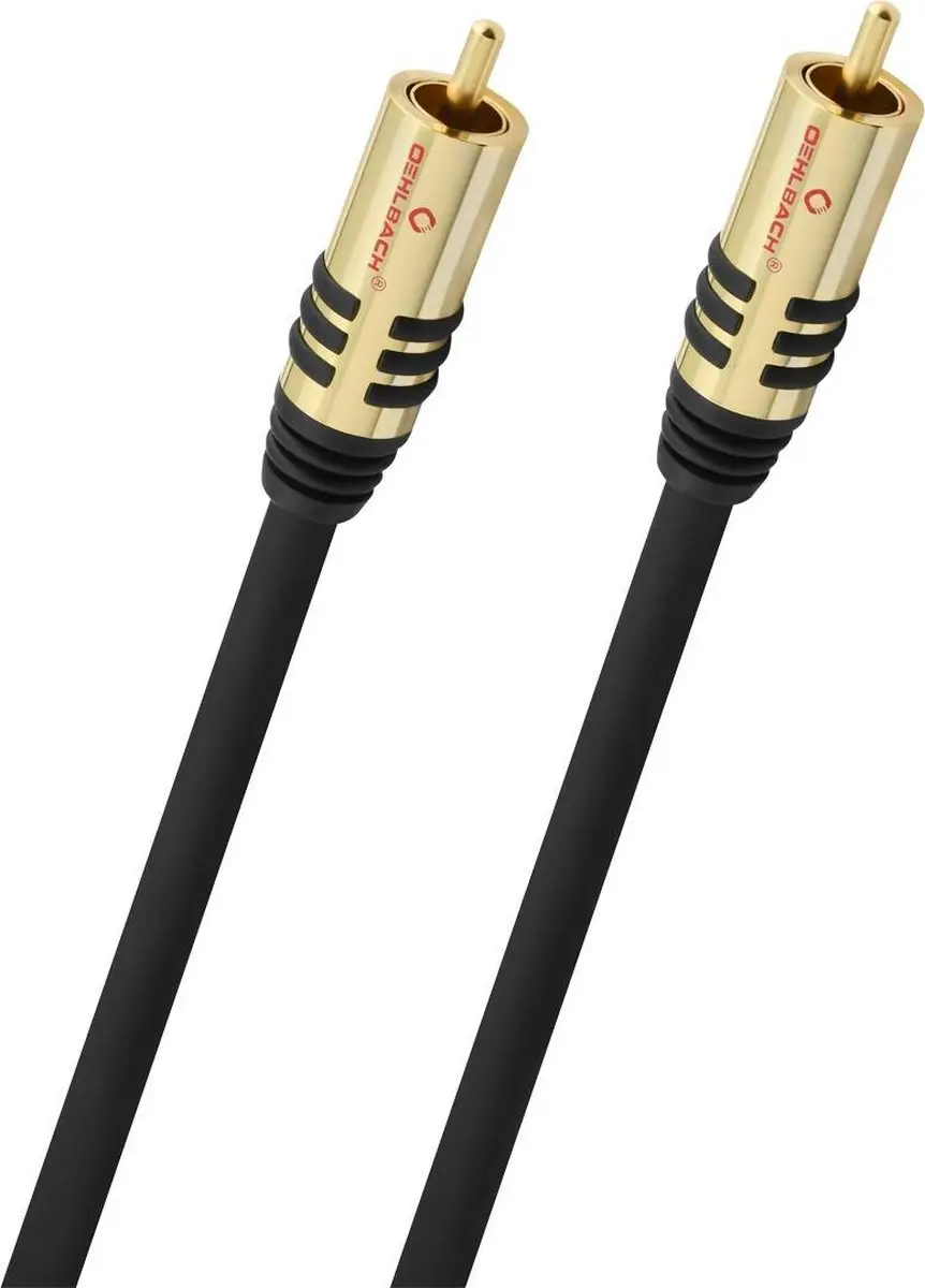 Oehlbach NF Sub Cinch Audio Kabel 3.00m - 21533 - Zwart