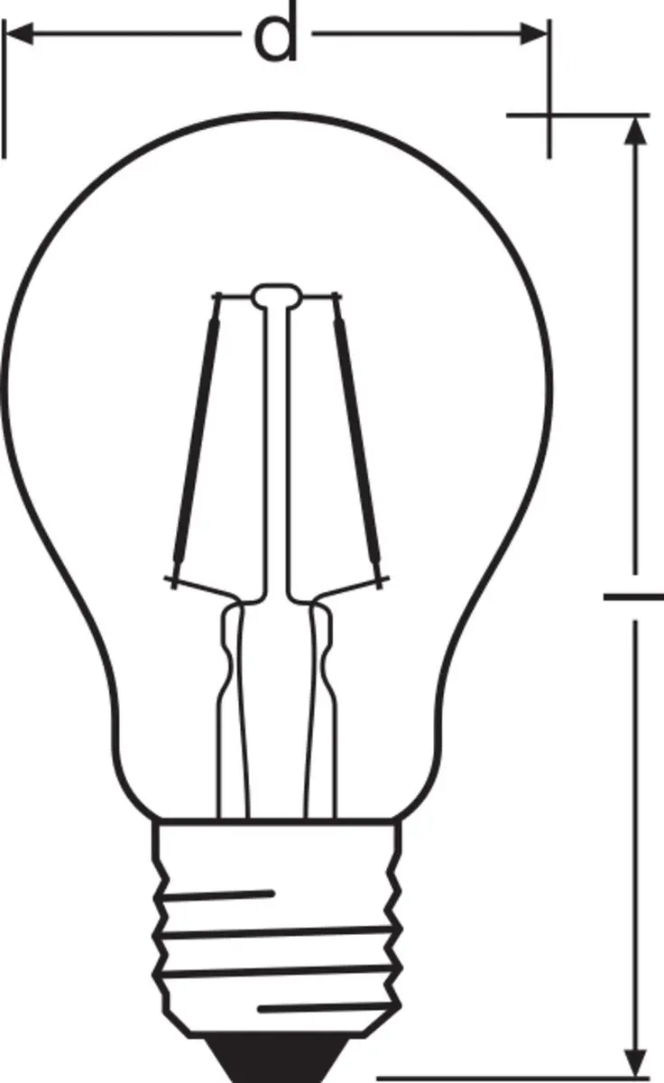 Osram Vintage 1906 LED E3AG5 - 2.5W - 2400K - Amber