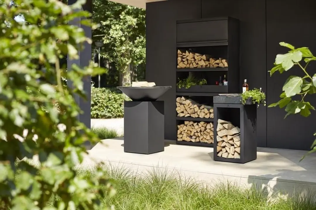 Ofyr Wood Storage Black 100 - Zwart