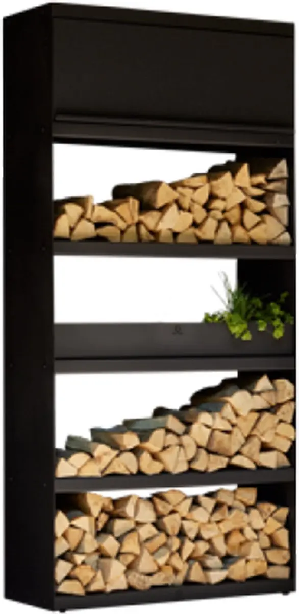 Ofyr Wood Storage Black 100 - Zwart