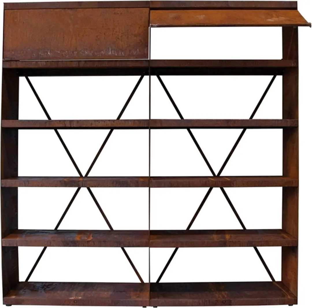 Ofyr Wood Storage 200 Staal - Bruin - afbeelding 6 van 6