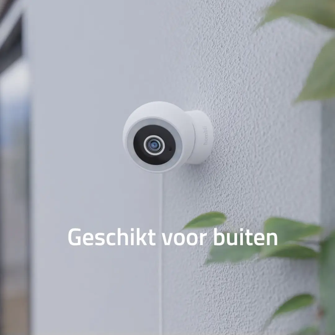 Hombli 2K Compact Cam HBCO-0209 Beveiligingscamera - Nachtzicht Kleur - Wit