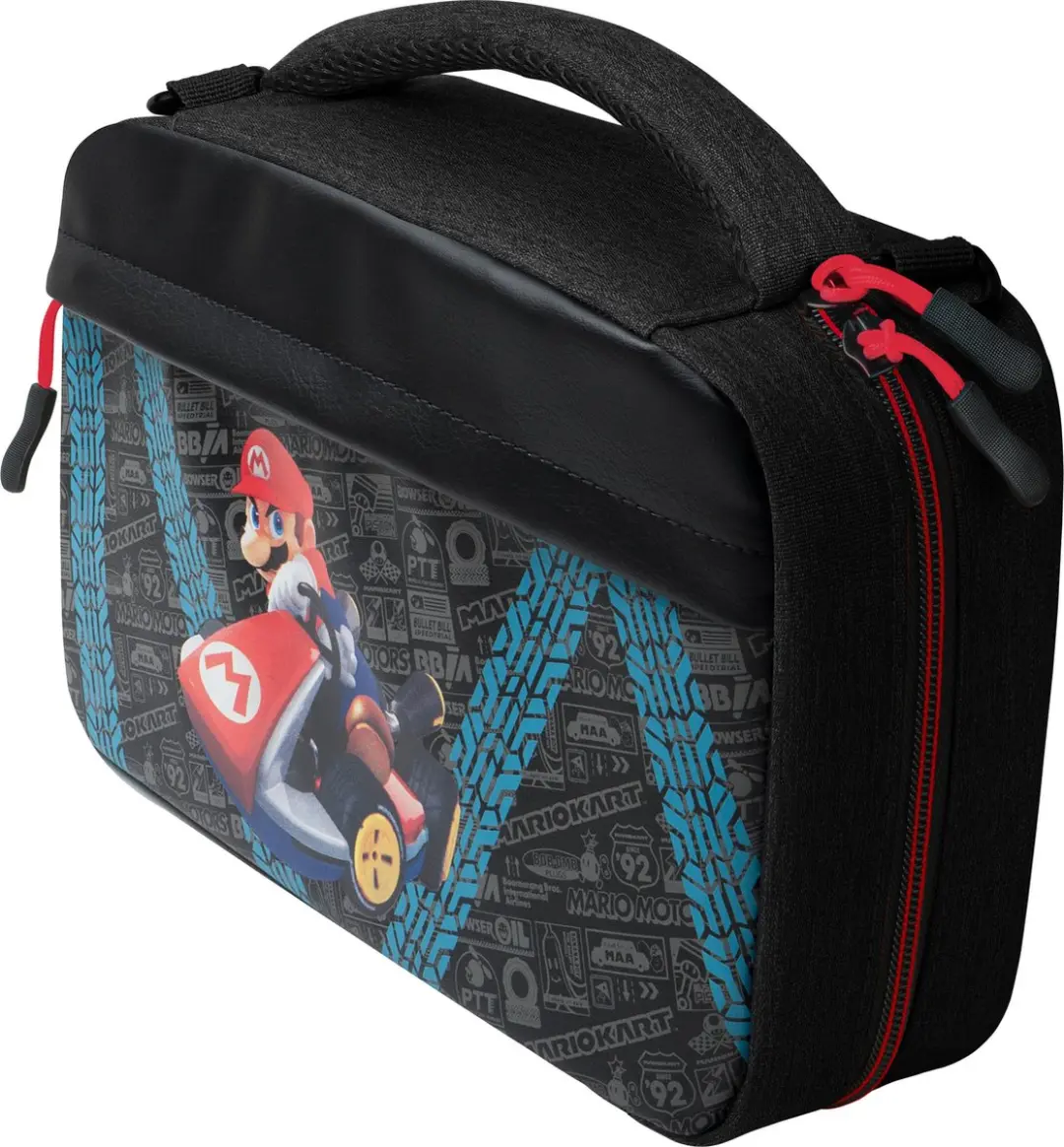 PDP Gaming Messenger Case Mario Kart Drift - Nintendo Switch - Glow in the Dark