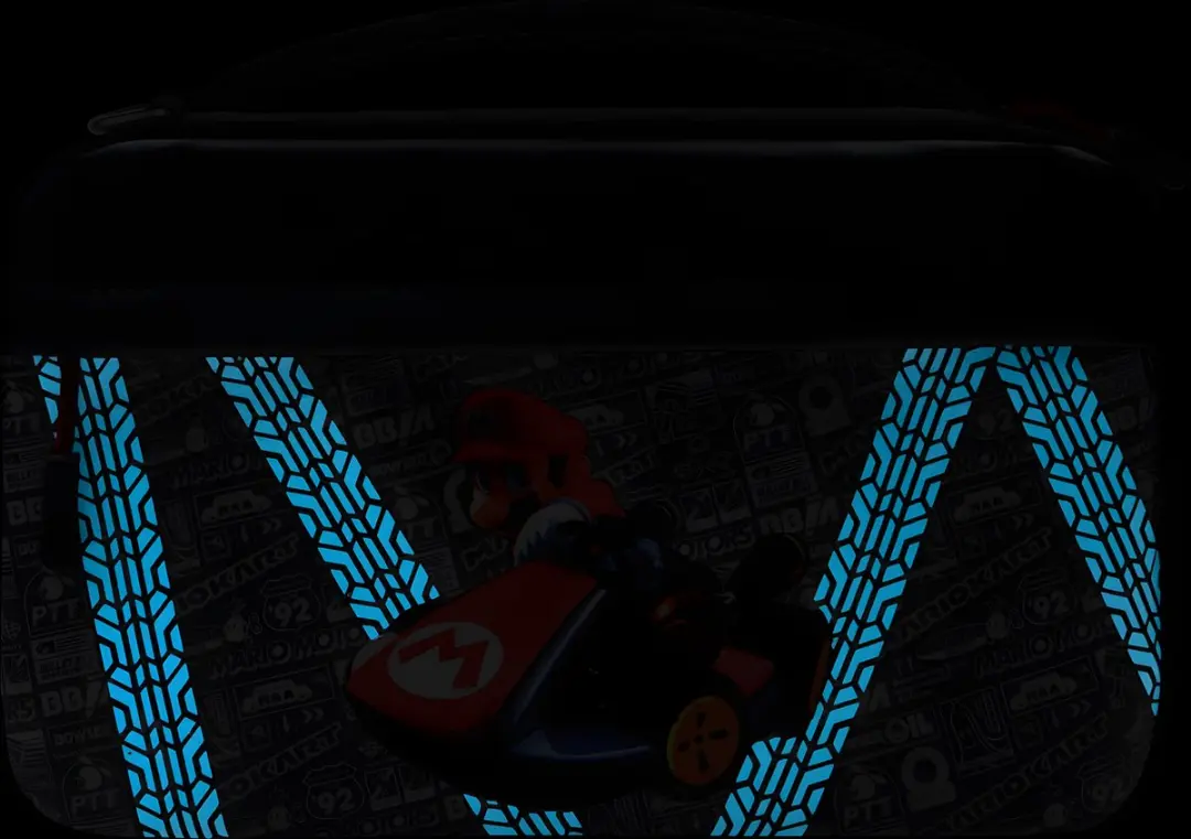 PDP Gaming Messenger Case Mario Kart Drift - Nintendo Switch - Glow in the Dark