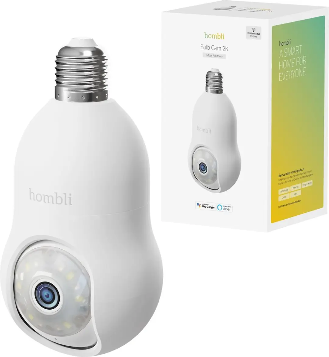 Hombli Bulb Cam 2K HBBU-0109 Beveiligingscamera