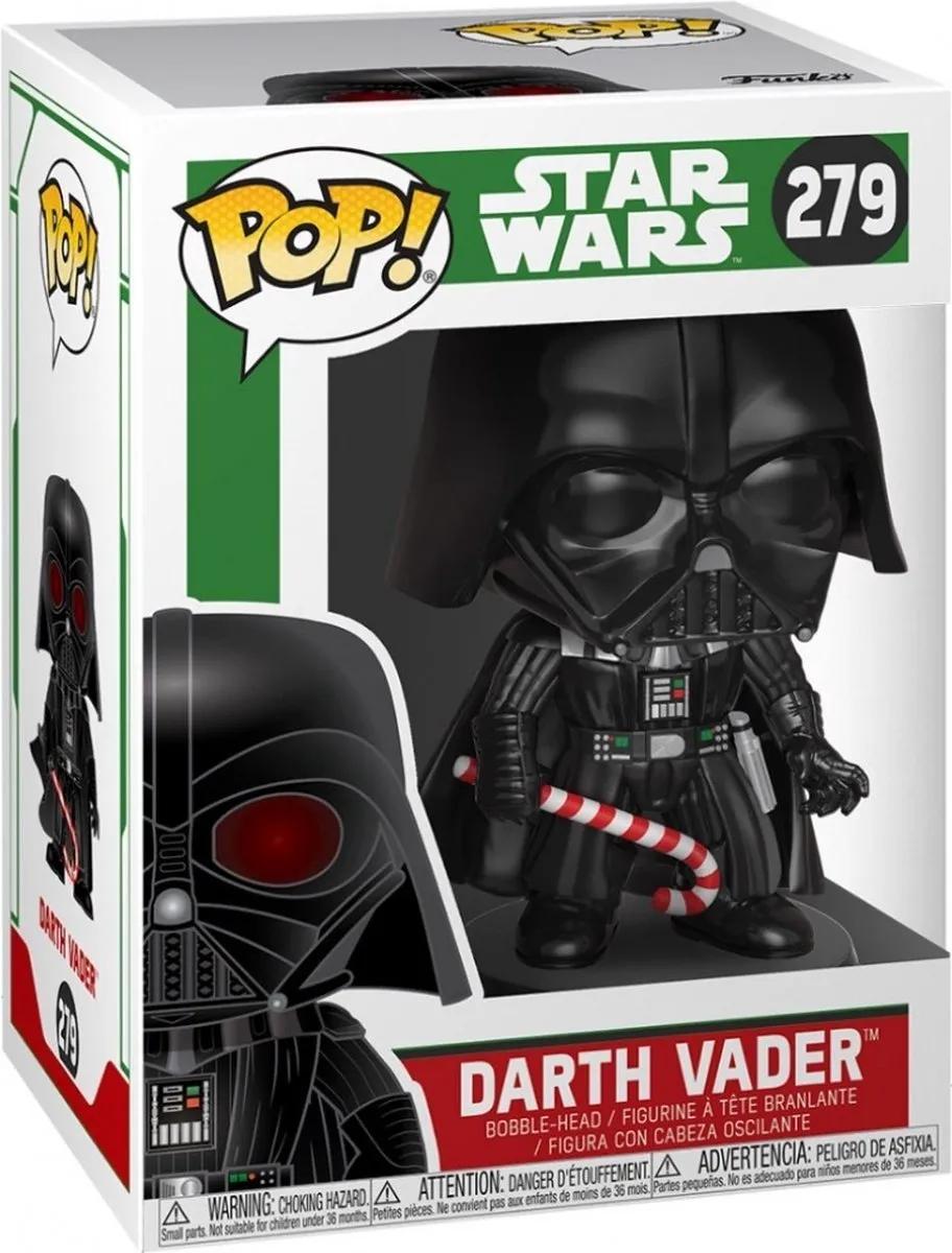 Funko Pop Star Wars Holiday Darth Vader FUN33884 - 8,4 cm - Multi