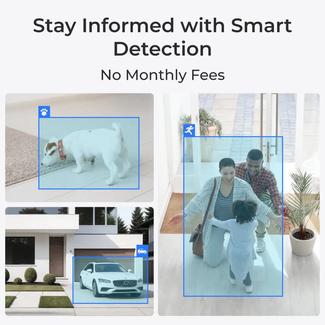 Reolink Home Hub1 met 2 B350 Camera's - Zonnepaneel & 128GB SD - Zwart