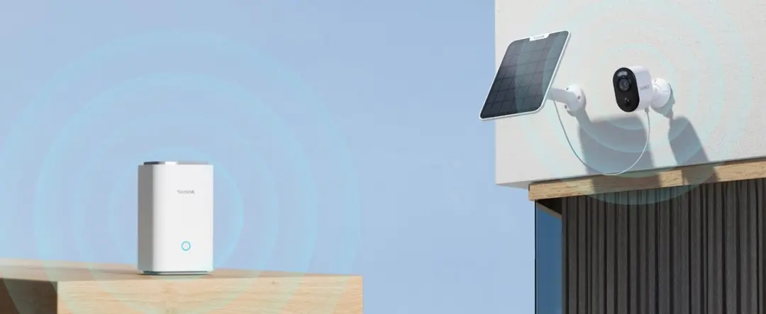 Reolink Home Hub1 met 2 B350 Camera's - Zonnepaneel & 128GB SD - Zwart