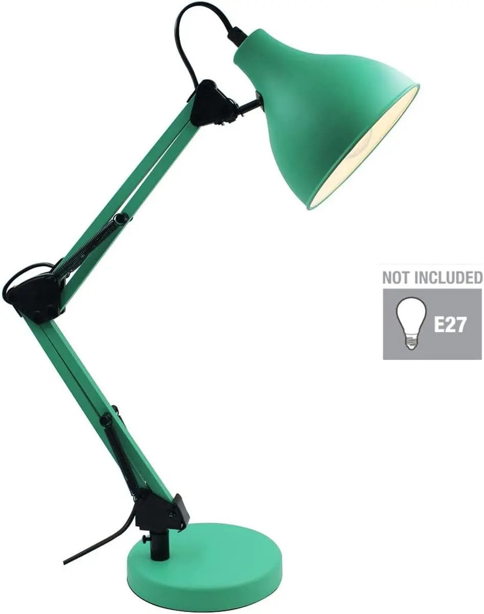 Inspire Ennis Bureaulamp E27 40W - Groen