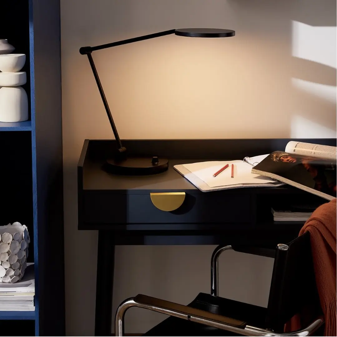 Inspire Clura LED Bureaulamp - 1130 Lumen - Zwart