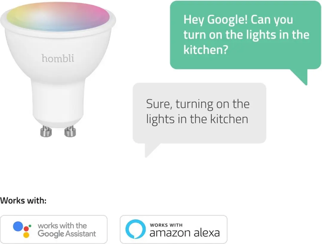 Hombli Smart Spot 5W RGB+CCT LED Spot - 1 Stuk