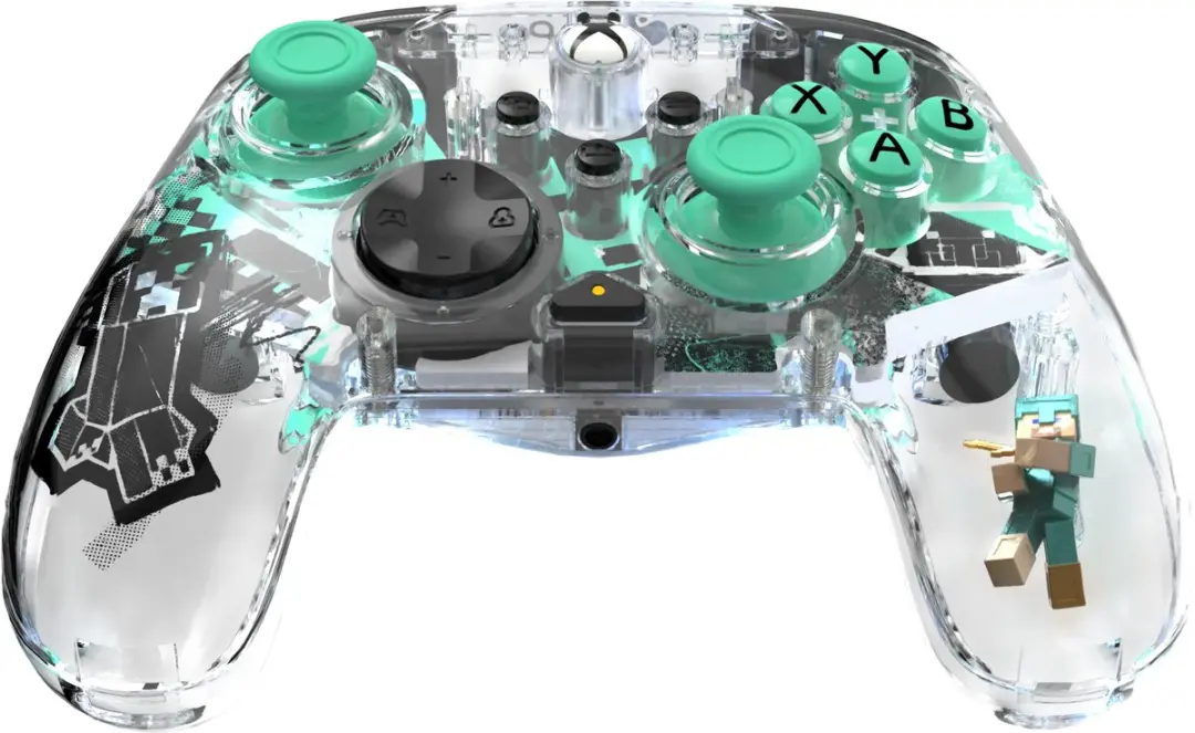 PDP Minecraft Steve USB Gamepad - Meerkleurig/Transparant 049-037-STV - afbeelding 5 van 6