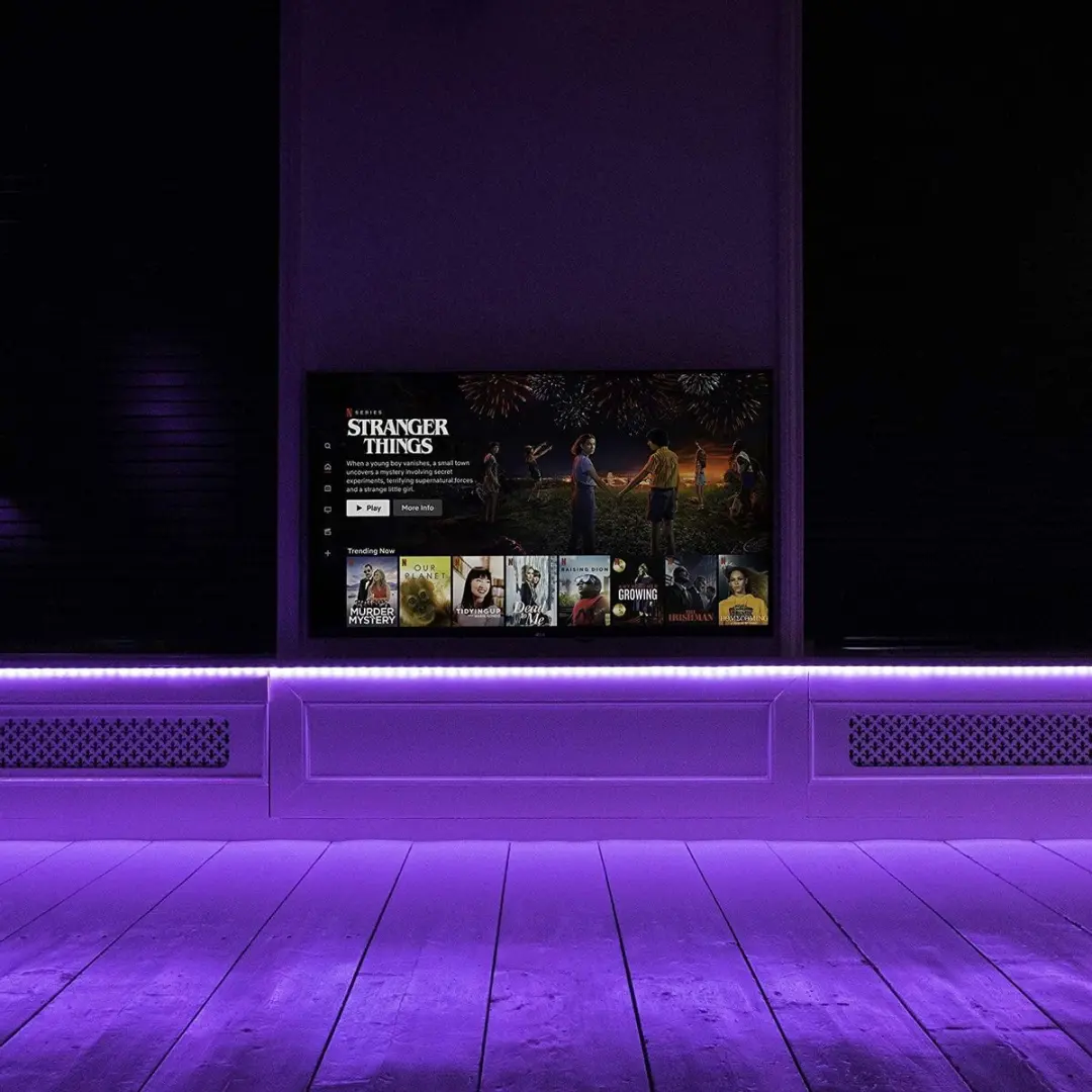 Hombli Smart LED Strip RGB 5m - Wit & Kleur - App/Stem - Wifi