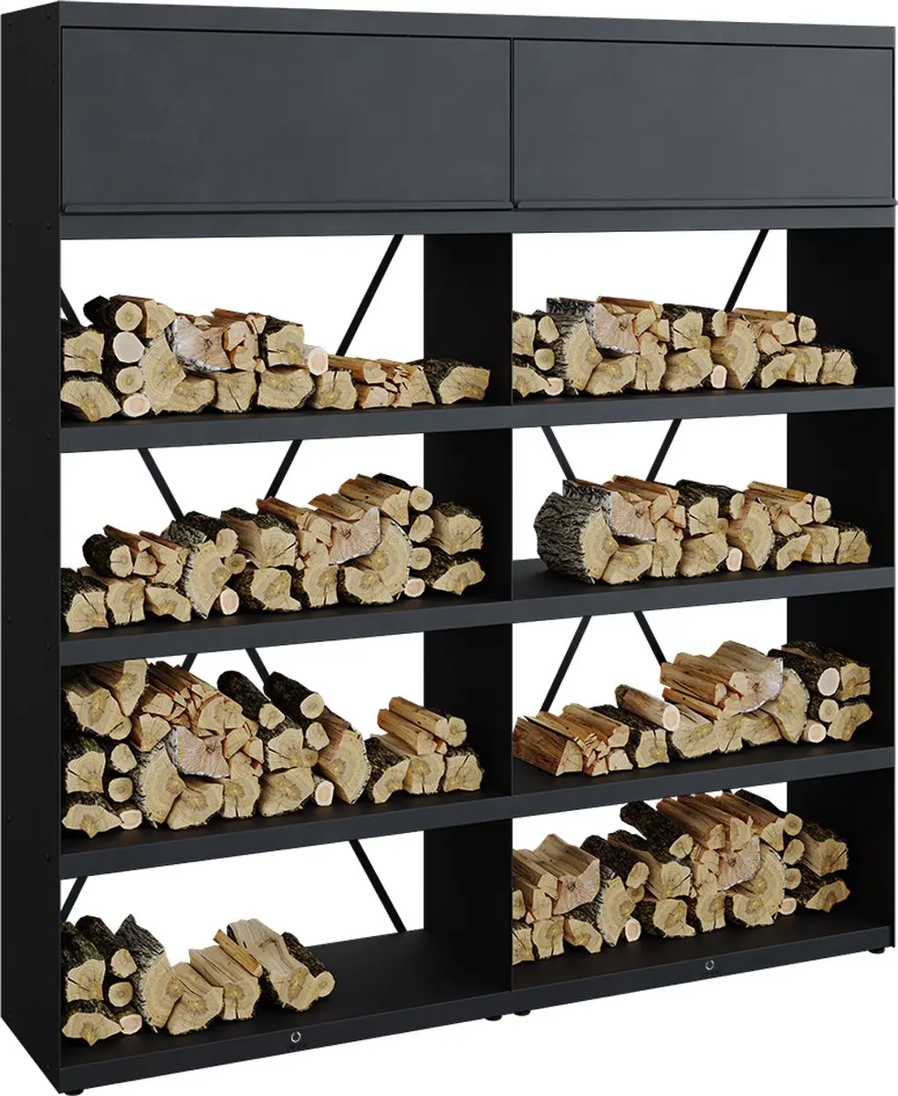 Ofyr Wood Storage 200 - Zwart