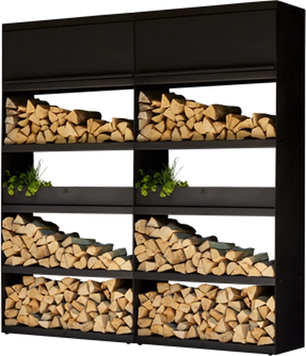 Ofyr Wood Storage 200 - Zwart