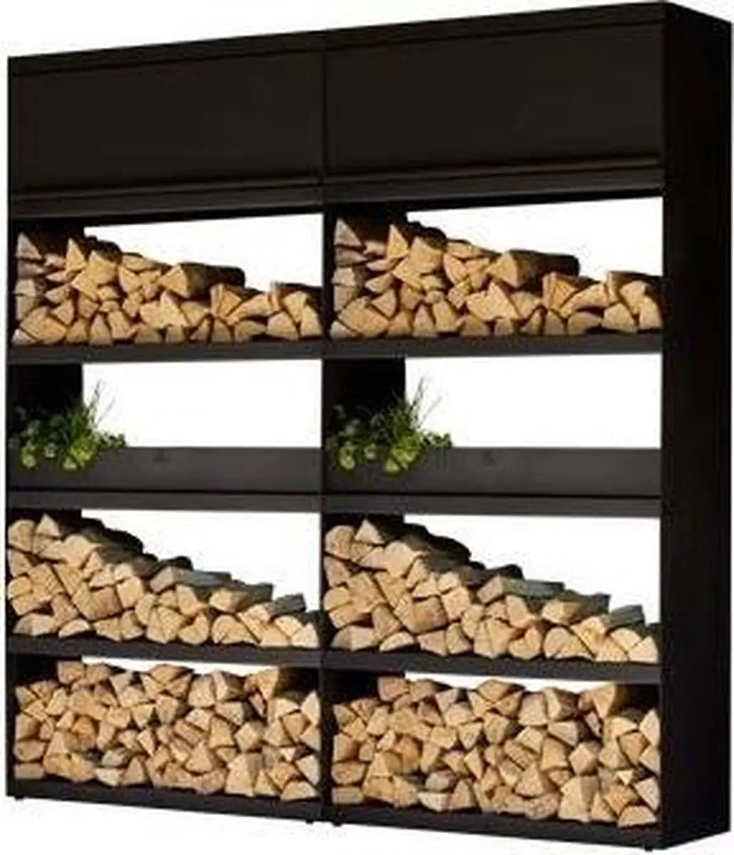 Ofyr Wood Storage 200 - Zwart