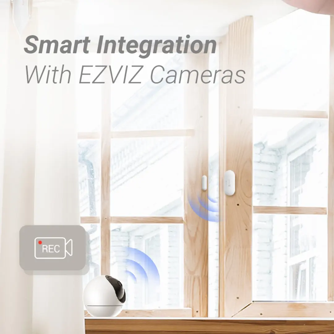 EZVIZ CS-TK4-R200-EU Sensor Kit - Beweging & Deur/Raam - Matter & Apple HomeKit - Wit - afbeelding 6 van 6