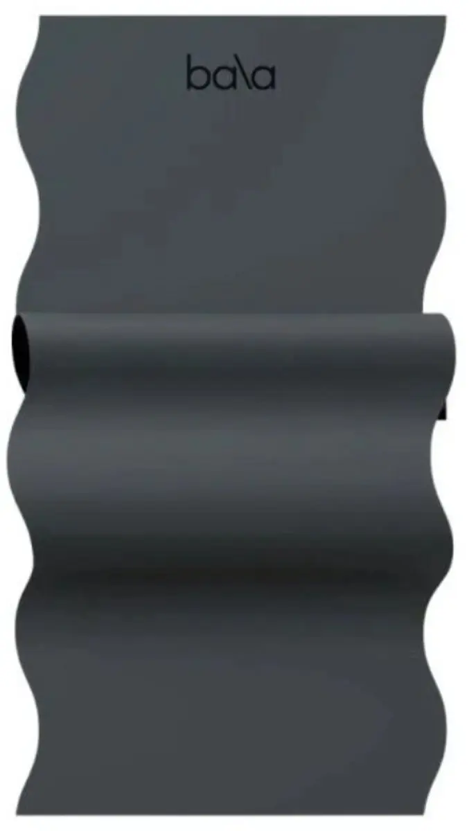 Bala The Wavy Pilates & Yogamat 5mm - Charcoal Grijs - afbeelding 6 van 6