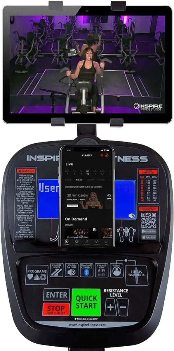 Inspire Cardio Strider 3.1 Cardio Trainer - 40 Niveaus - Zwart