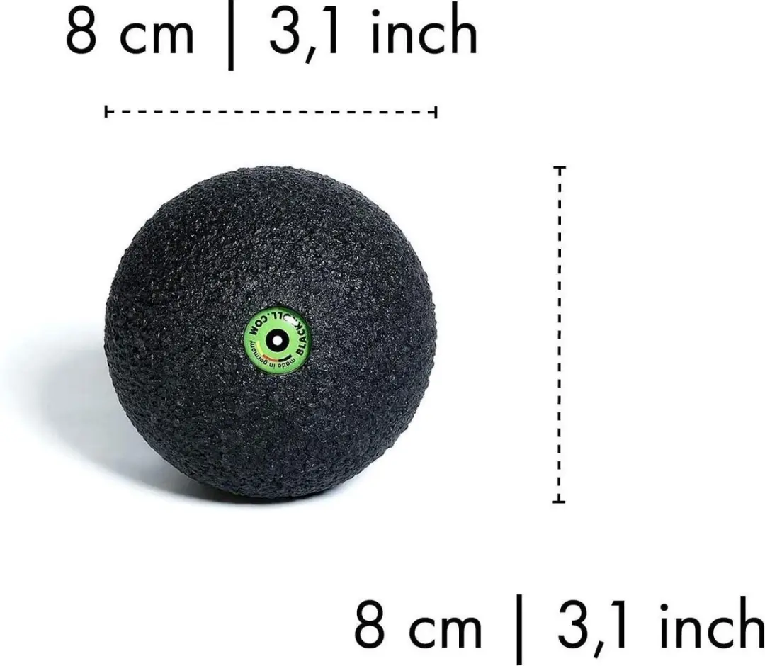 BLACKROLL Ball 08 Massagebal 8cm - Zwart