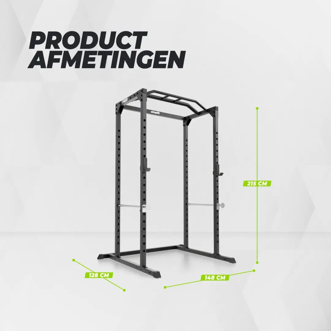 VirtuFit PR100 Power Rack - Squatrack - Zwart