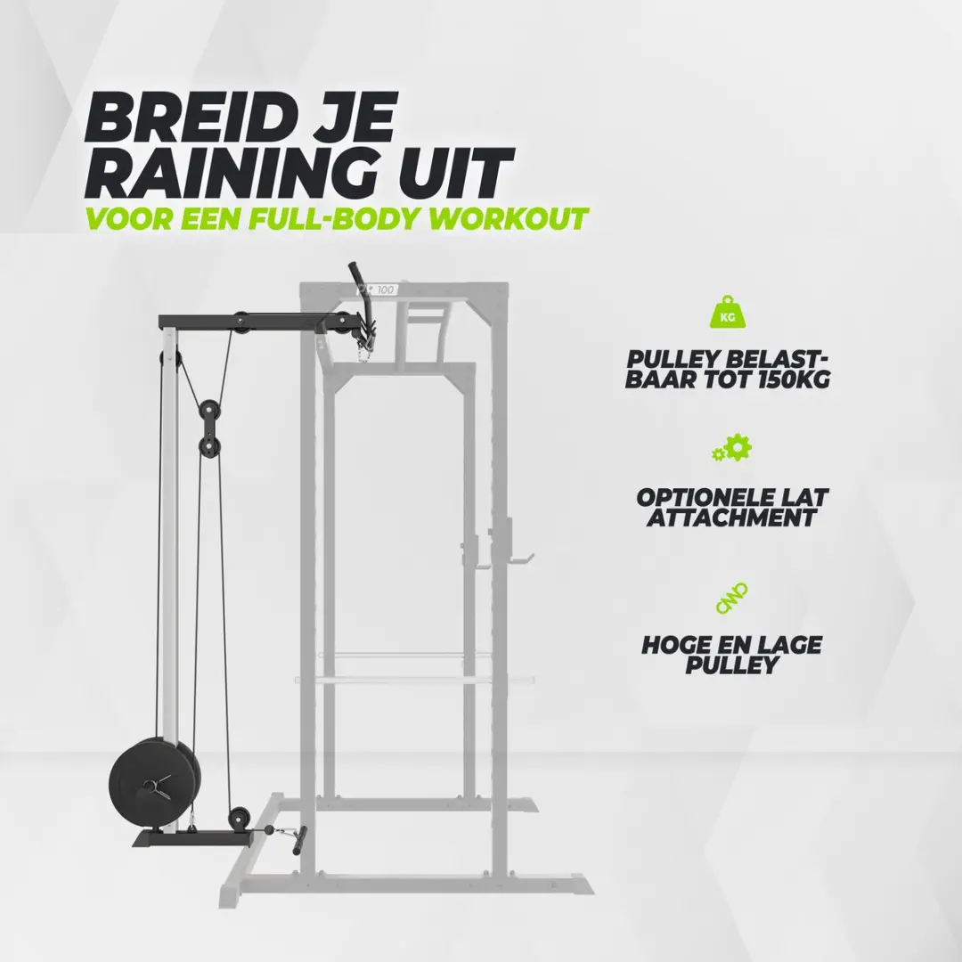 VirtuFit PR100 Power Rack - Squatrack - Zwart