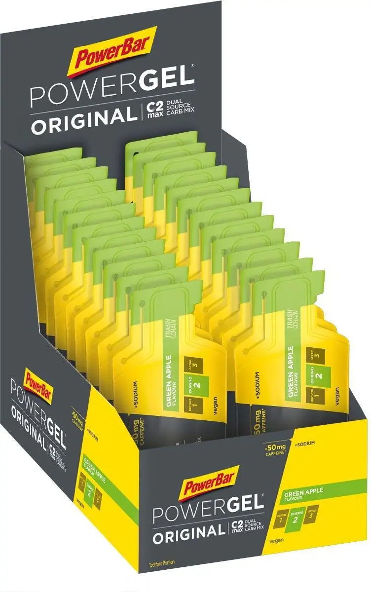 PowerBar Power Gel Cafeïne Green Apple 24x41ml