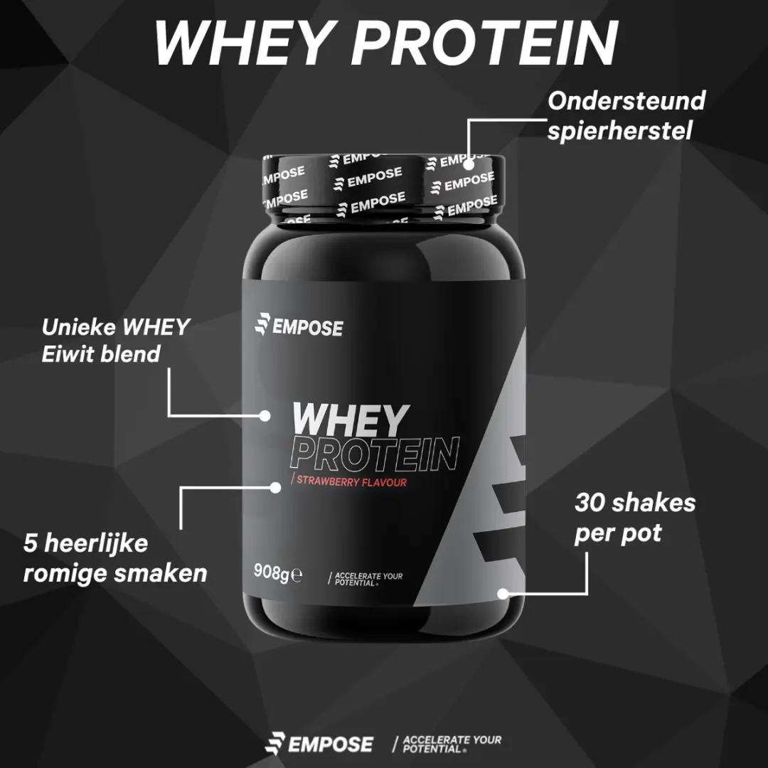 Empose Nutrition Whey Protein Chocolade 908g - 30 Porties